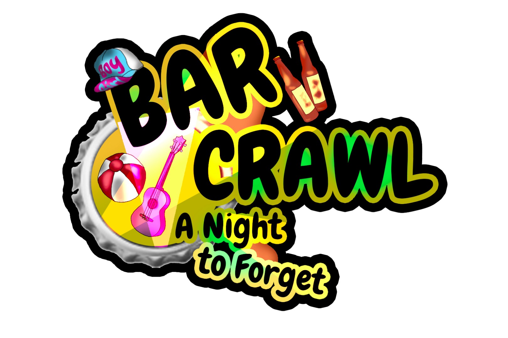 Bar crawl frolics